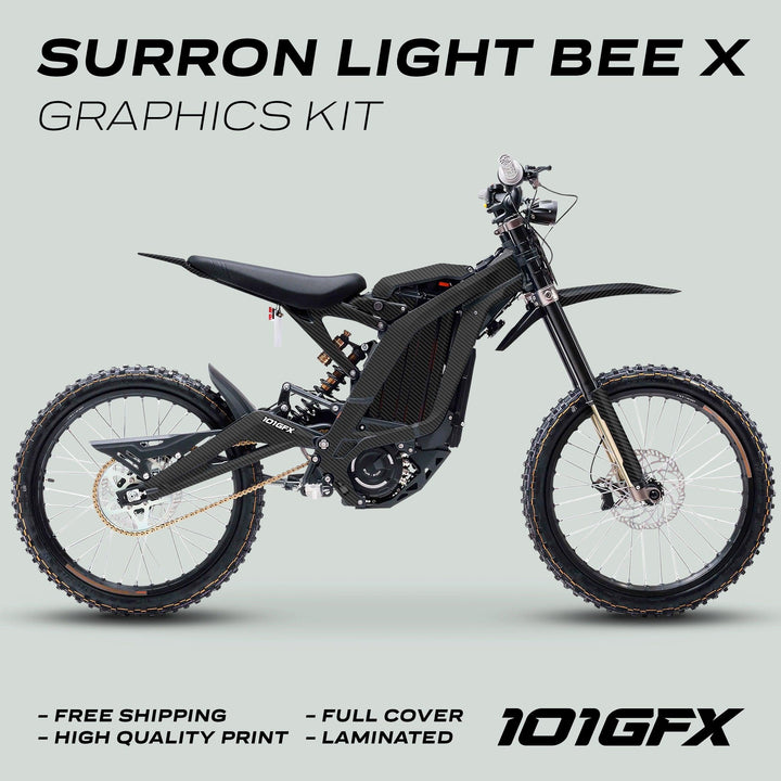 Surron Light Bee X Graphics Kit CARBON ORIGINAL