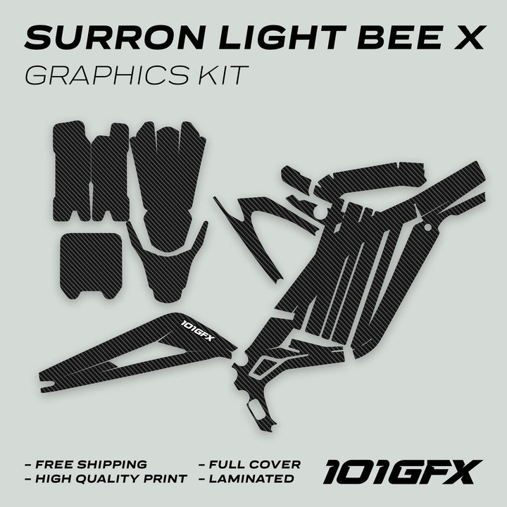 Surron Light Bee X Graphics Kit CARBON ORIGINAL