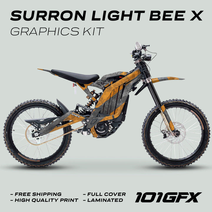 Surron Light Bee X Graphics Kit CONCRETE LINES