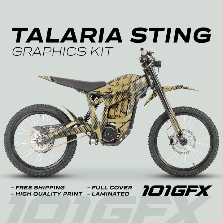 Talaria Sting R Graphics Kit HEXOCAM Sand