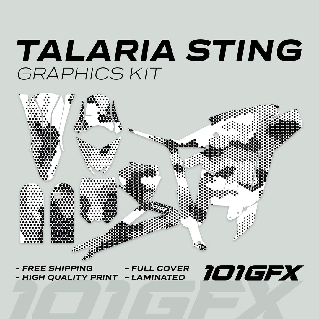 Talaria Sting R Graphics Kit HEXOCAM White