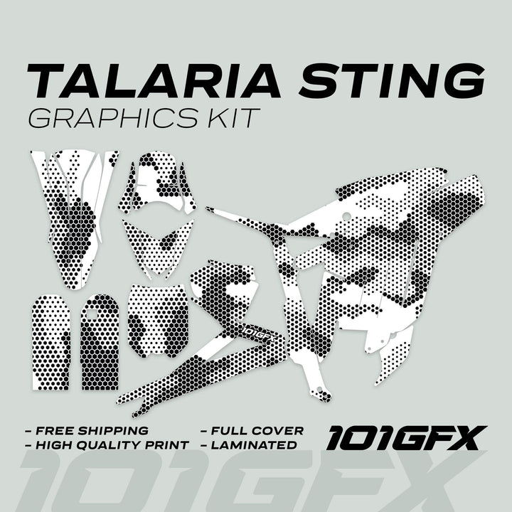 Talaria Sting R Graphics Kit HEXOCAM White