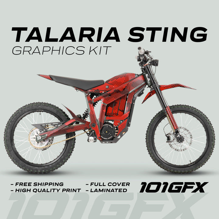 Talaria Sting R Graphics Kit HEXOCAM Red