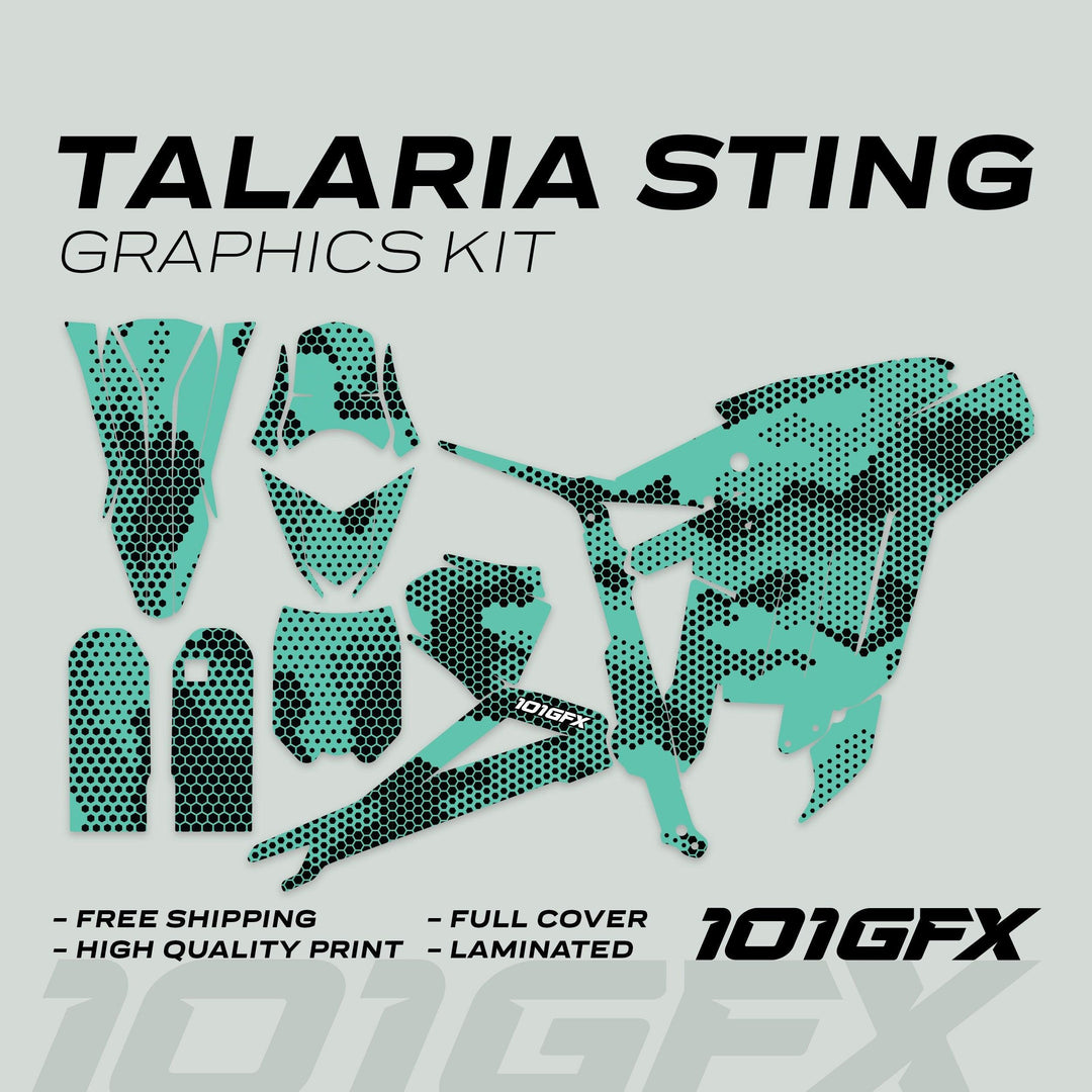 Talaria Sting R Graphics Kit HEXOCAM Mint