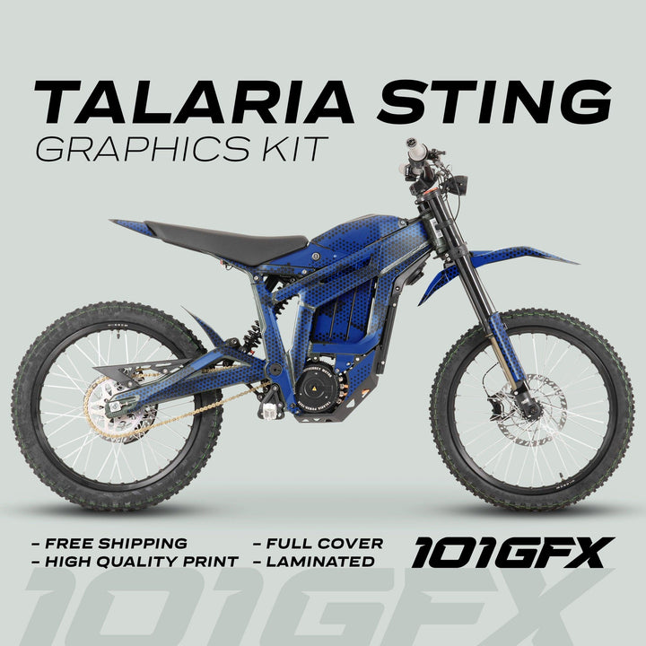 Talaria Sting R Graphics Kit HEXOCAM Blue