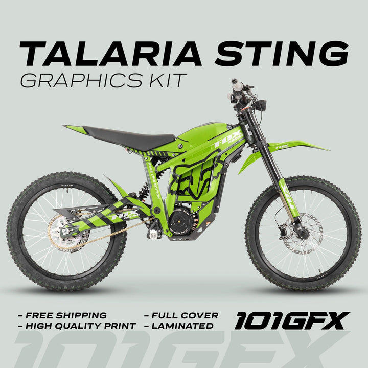 Talaria Sting R Graphics Kit FOX Raceline Green Black