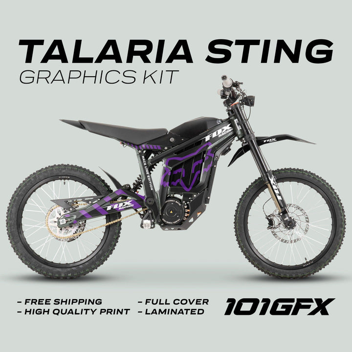 Talaria Sting R Graphics Kit FOX Raceline Black Purple