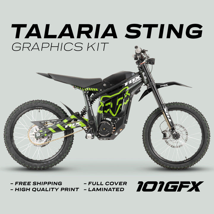 Talaria Sting R Graphics Kit FOX Raceline Black Green