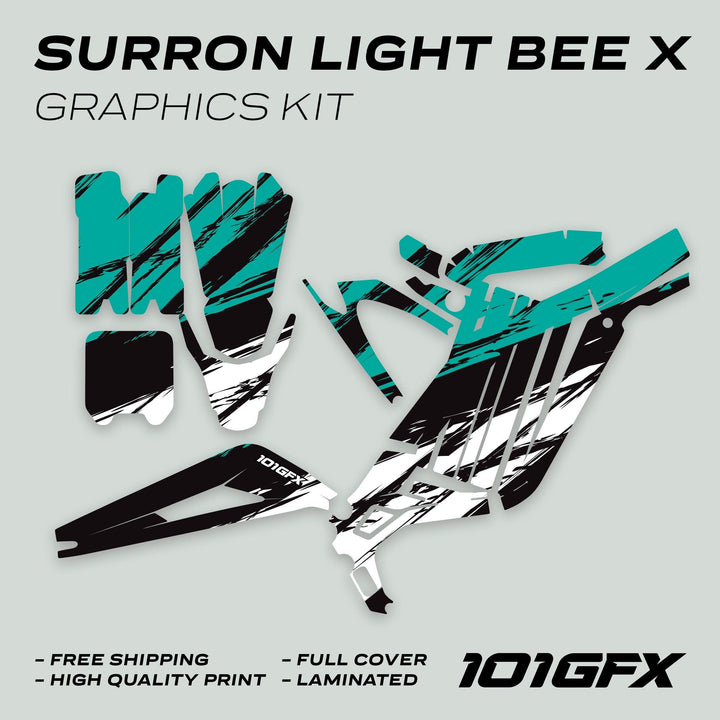 Surron Light Bee X Graphics Kit SLICE BLACK Mint