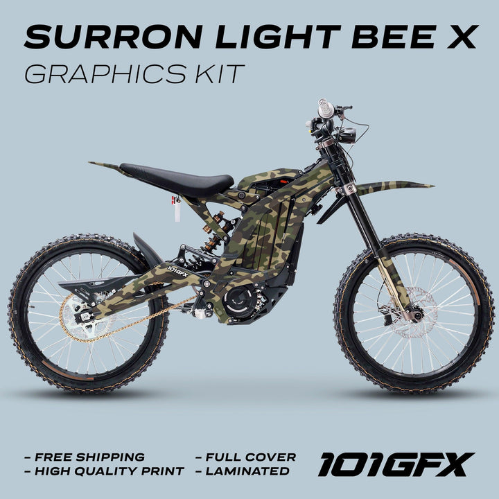 Surron Light Bee X Graphics Kit Camouflage Original Camo