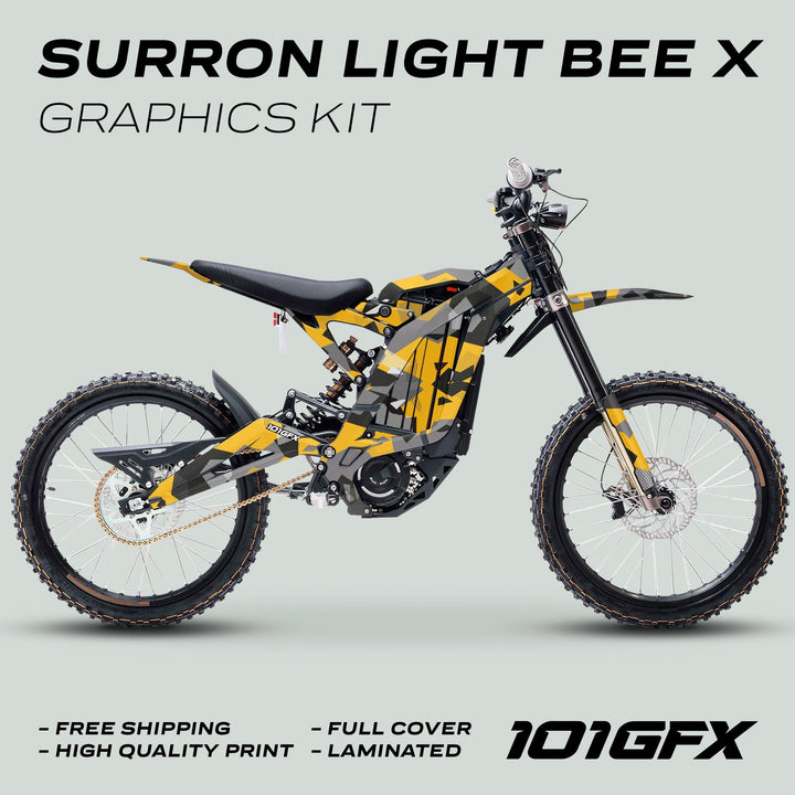 Surron Light Bee X Graphics Kit GEOTECH RED