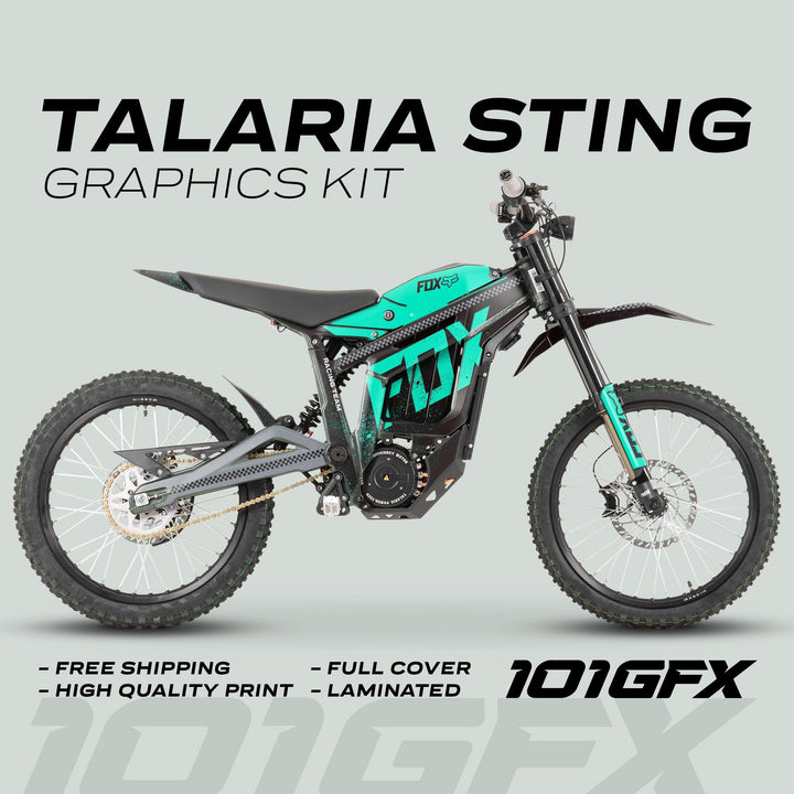 Talaria Sting R Graphics Kit FOX DUST Black Mint