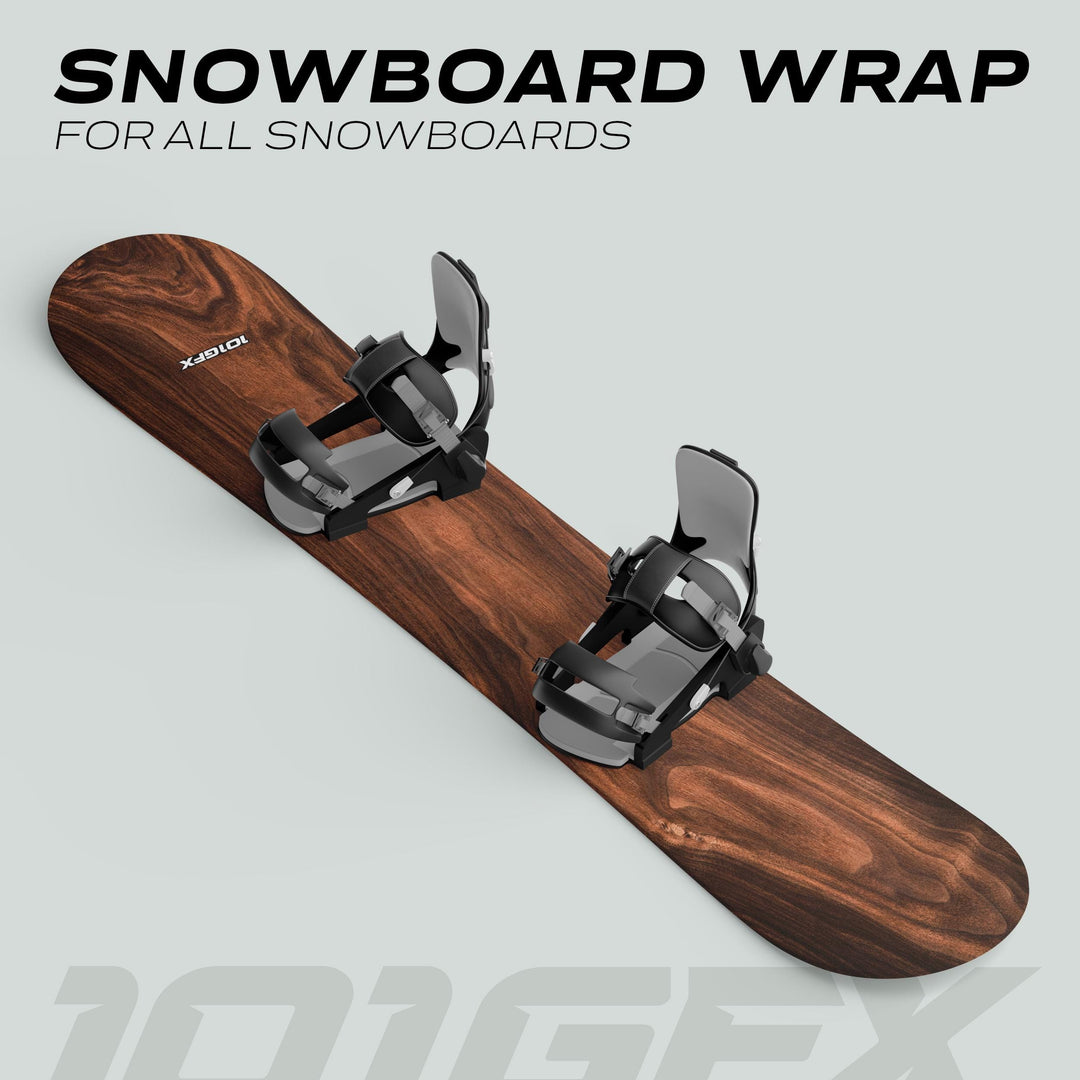 Snowboard Wrap WOOD PLANK Snowboard sticker skin decals stickers