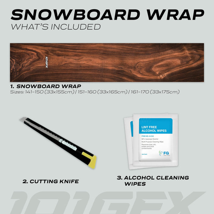 Snowboard Wrap WOOD PLANK Snowboard sticker skin decals stickers