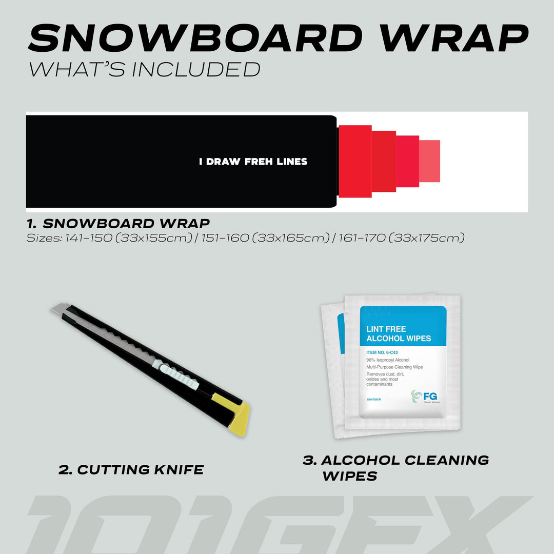 Snowboard Wrap MARKER Snowboard sticker skin decals stickers